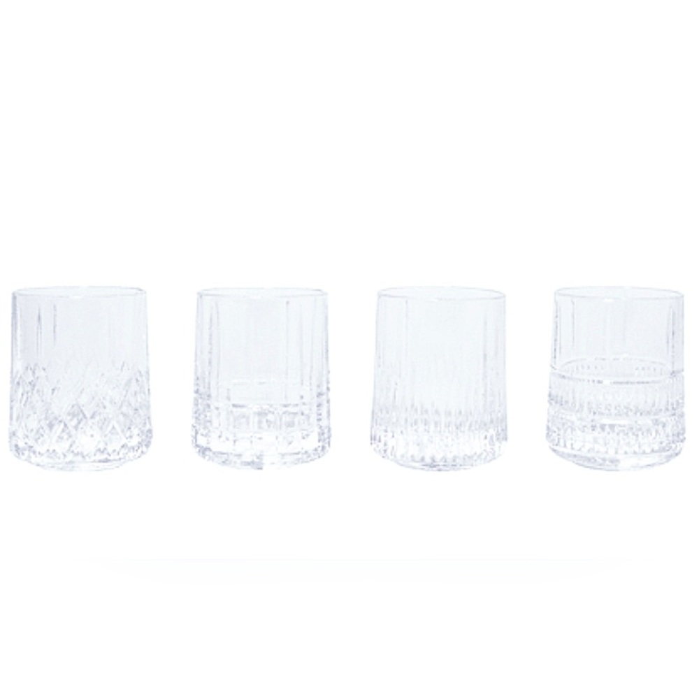 NEW in box Mikasa Set of 4 Double Old Fashioned 12oz Glasses